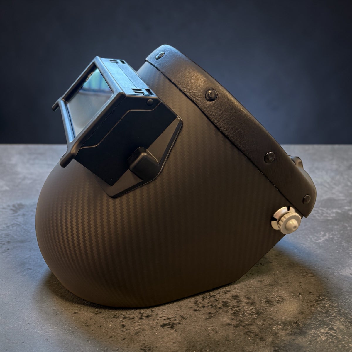 Black Leather Carbon Fiber Sugarscoop photo 1