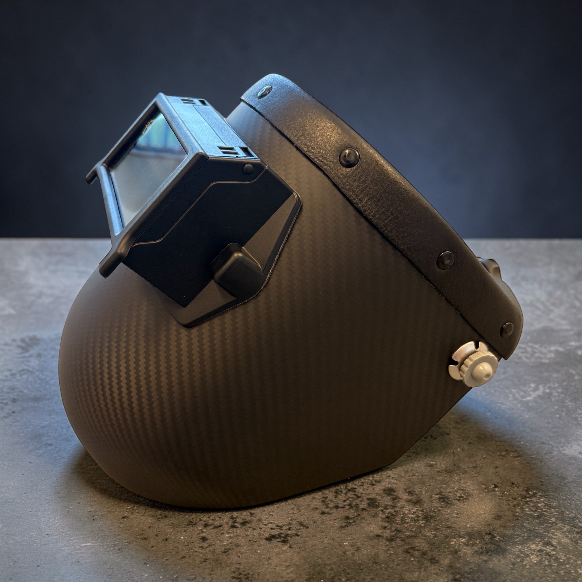 Black Leather Carbon Fiber Sugarscoop