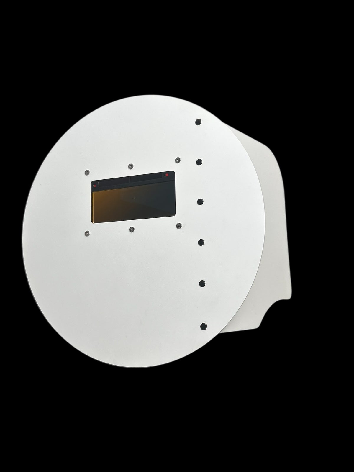Round White Carbon Fiber Pancake photo 3