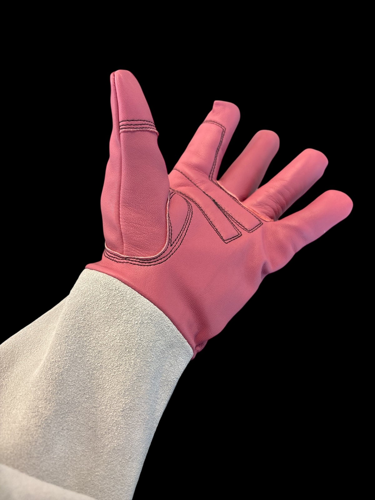 Pink Stick Welding Gloves photo 2