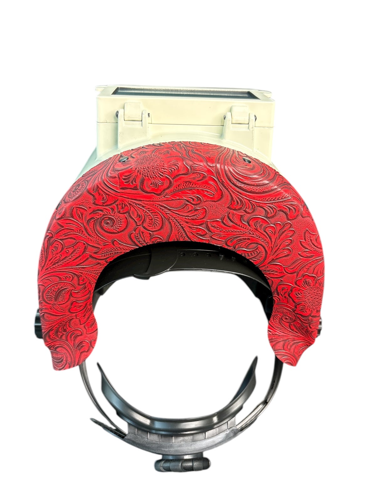 Red Floral Chopped Sugarscoop photo 3