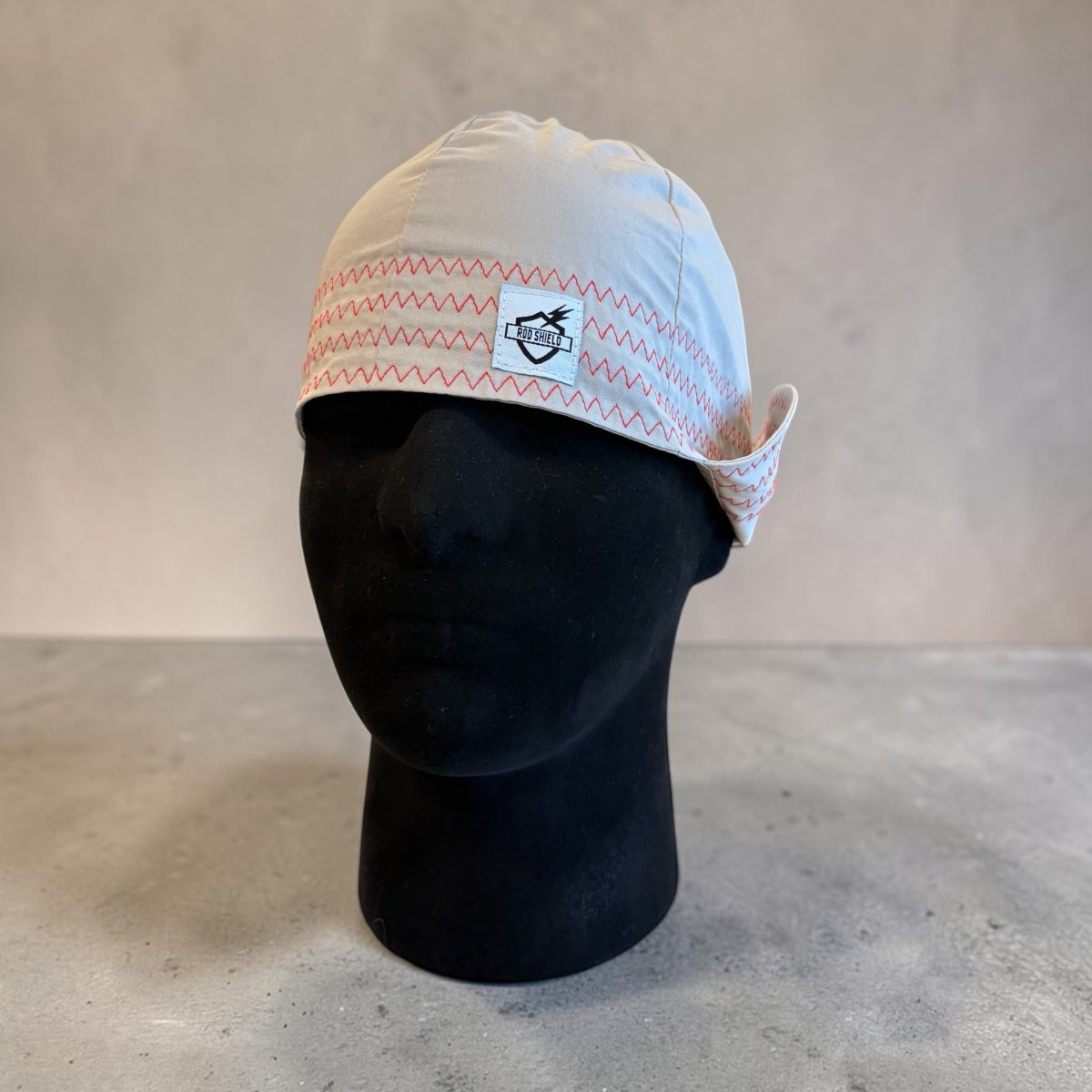 Cream Six Panel Welding Cap photo 2