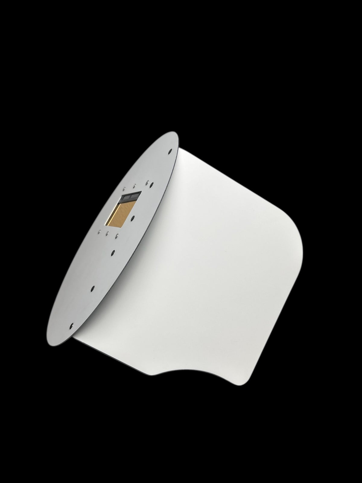 Round White Carbon Fiber Pancake photo 2