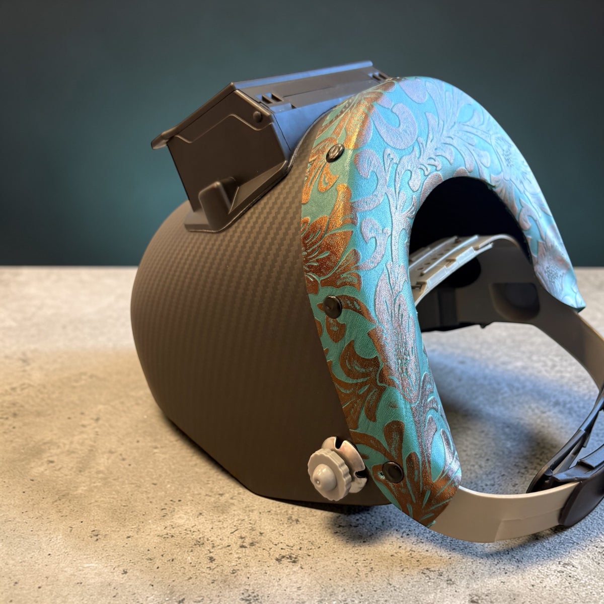 Turquoise Carbon Fiber Sugarscoop photo 2