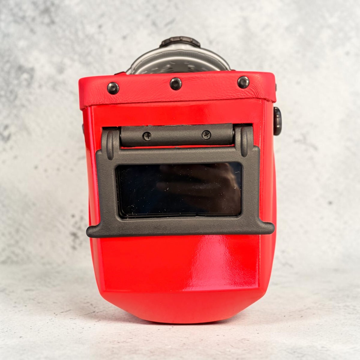 Red Jackson Welding Hood photo 3