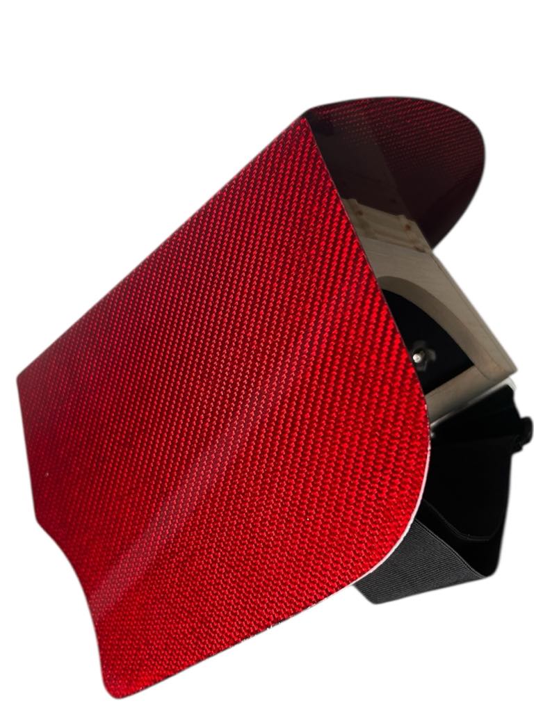 Candy Red Carbon Fiber Pancake | Rod Shield