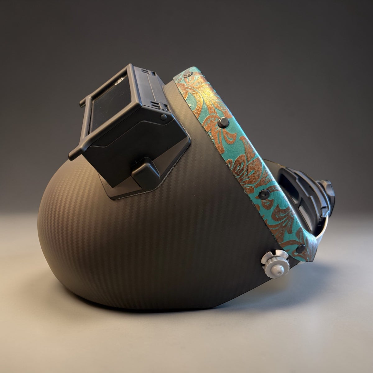 Turquoise Carbon Fiber Sugarscoop photo 1