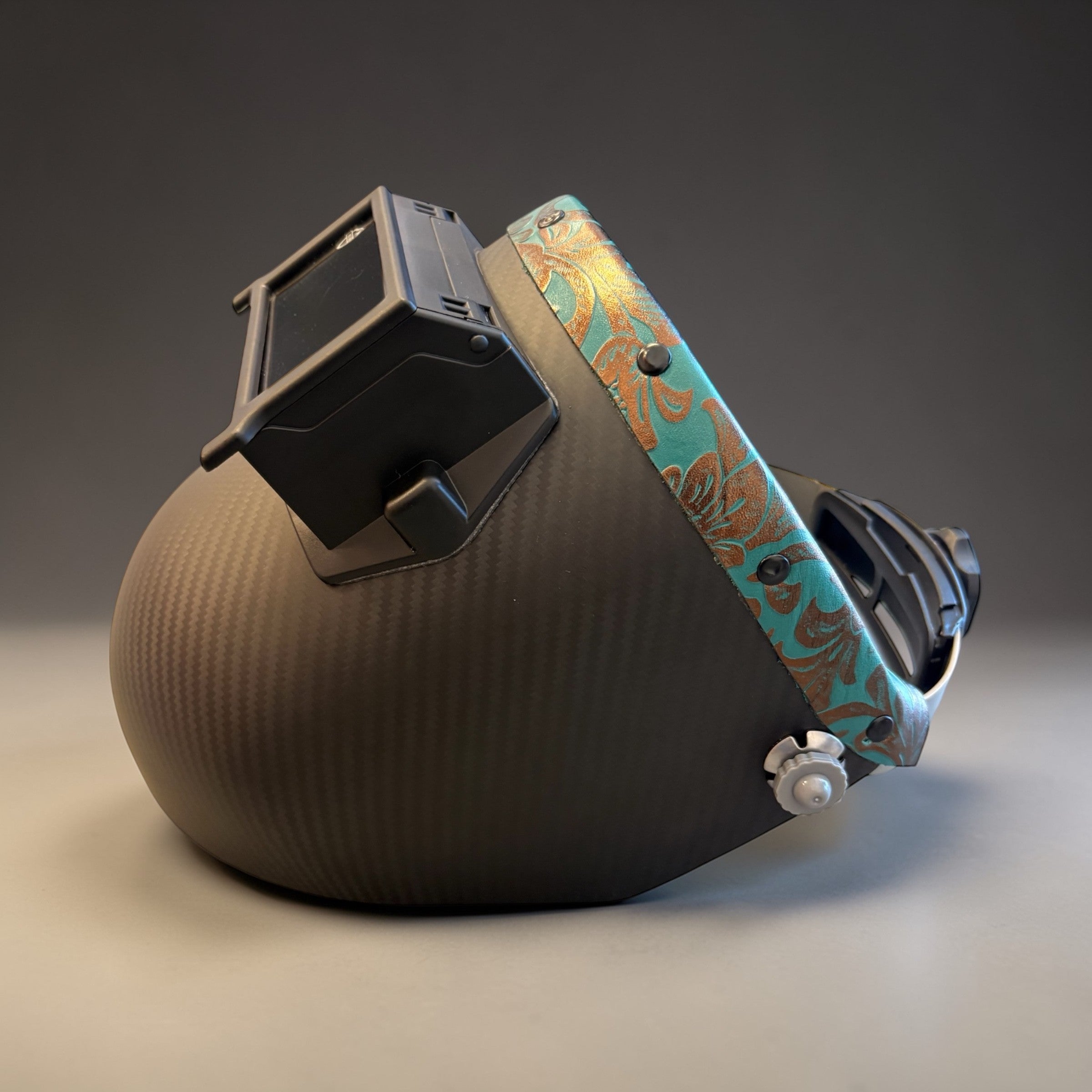 Turquoise Carbon Fiber Sugarscoop