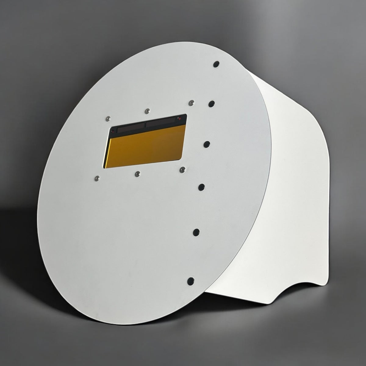Round White Carbon Fiber Pancake photo 1