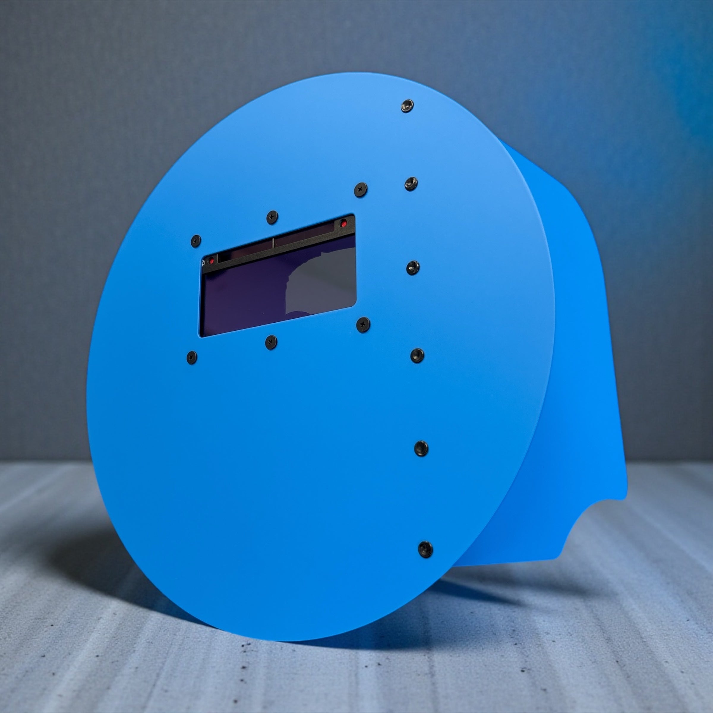 Blue Round Carbon Fiber Pancake
