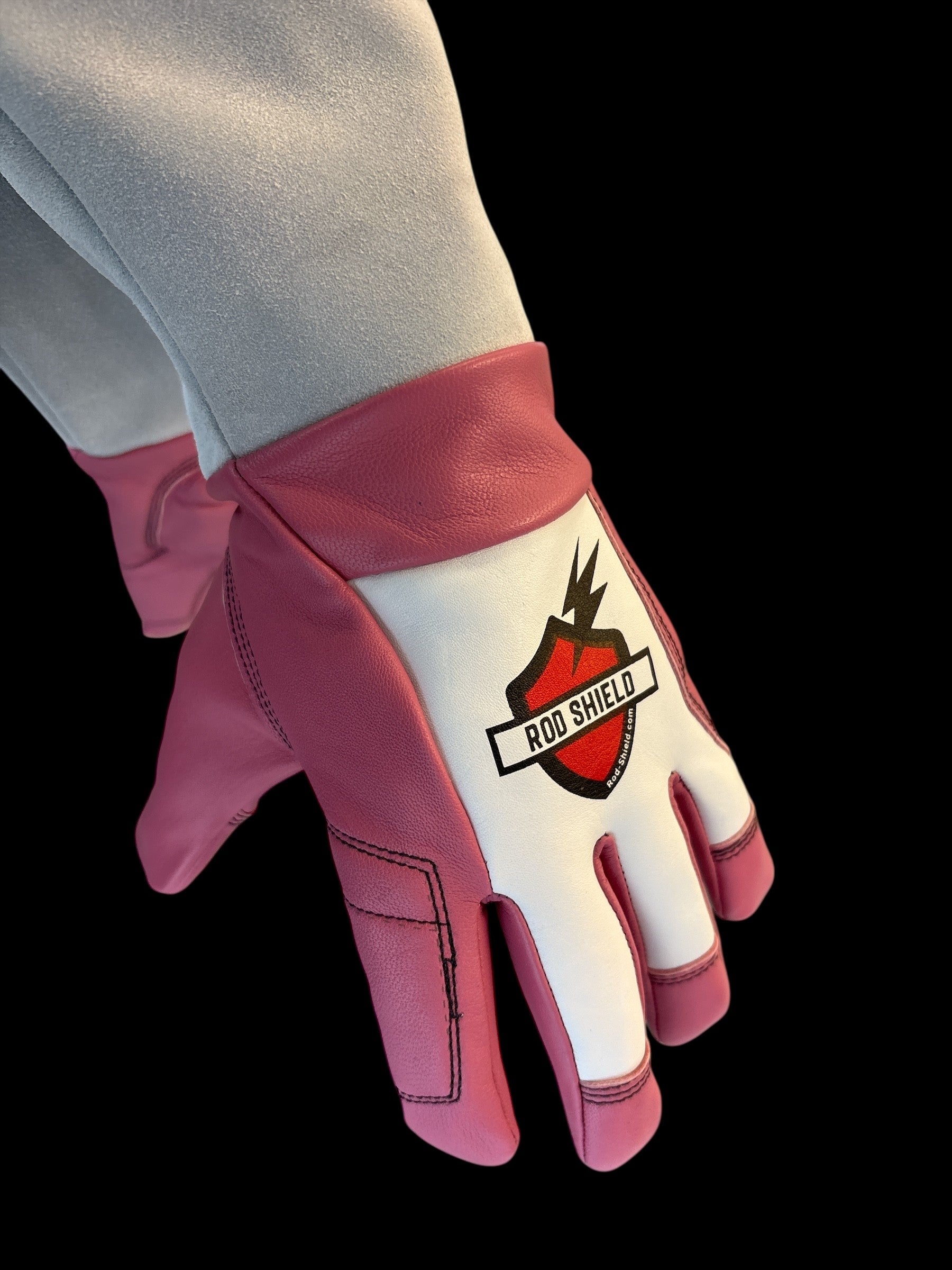 Pink Stick Welding Gloves